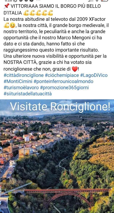La Casina Di Karol Apartment Ronciglione  Luaran gambar